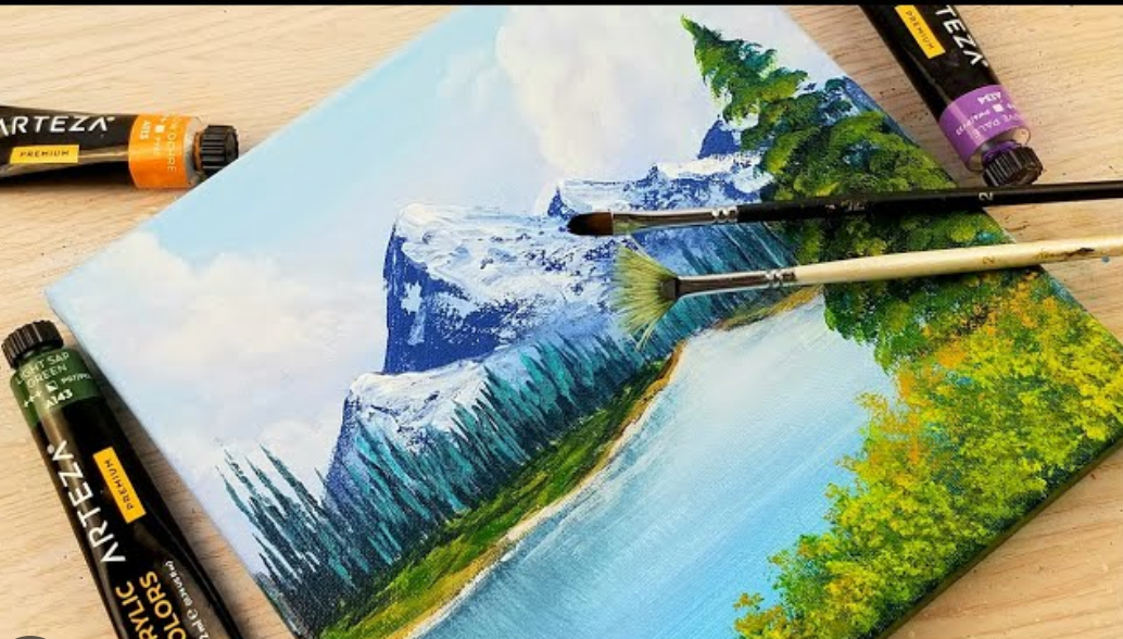 Sample of landscape painting